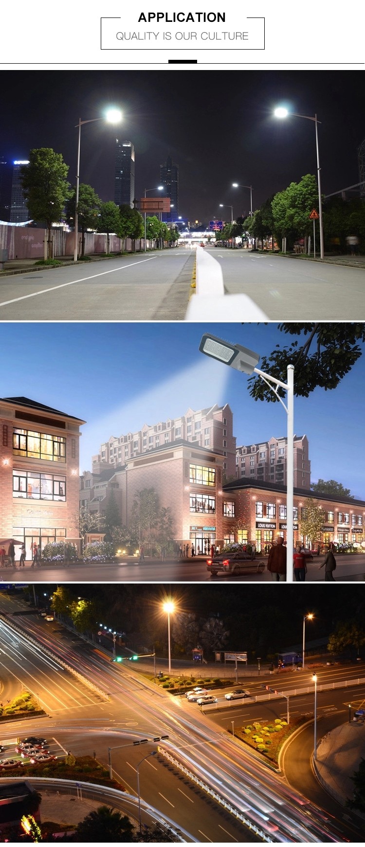 Energy Saving Waterproof LED Street Lights 100w 150w 200w 250w 300w 350w 400w