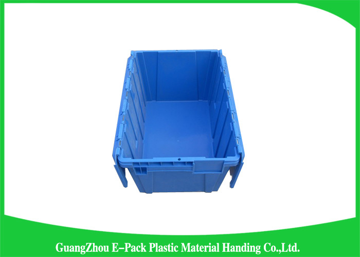 Euro Storage Plastic Attached Lid Containers Rentable Moving For Transportation And Logistics