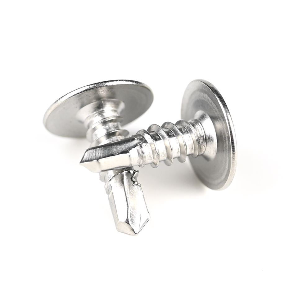 Installation Stainless Steel Wafer Head Phillips Self Drilling Screws Sus410 Parafuso Auto Brocante