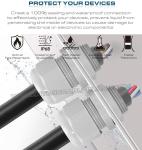 M20 Nylon Polymer Plastic Metric Cable Gland, Adjustable 6-12mm Watertight Cable
