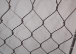 Knotted Tensile Rhombus Flexible Stainless Steel Cable Mesh 7*7 7*19