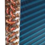 Corrugated Fin Copper Condenser Coil Tube AC Evaporator Coil