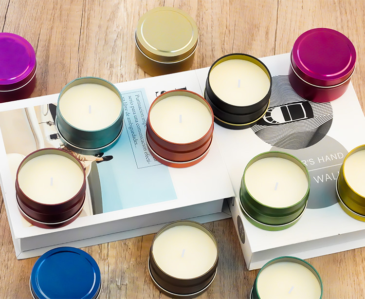 Aromatherapy Aroma Scented Candles With 15H Burning Time Handmade Soy Wax Candles