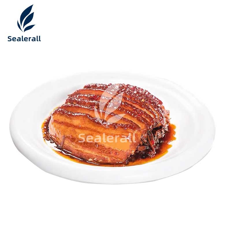 High Speed Map Machine Packaging For Braised Pork Rice ISO9001