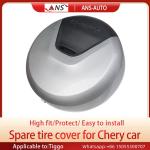 CNC Machining Chery Spare Parts Round Spare Tire Cover Black