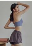 Moisture wicking XS-5XL Womens Sports Bra Swim Top Sexy Less Back Design