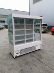 Fruit Vegetable Shop Preservation Display Cabinet Commercial With Door Curtain