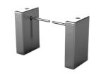 Office Entrance Drop Arm Turnstile SS304 Stainless Steel Half Height With Alarm