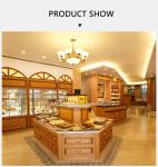 Bulk Dry Bakery Display Case , Wooden Display Cabinet Secure Big Capacity