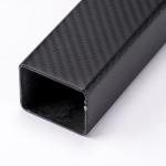Heat Resistance 100% 3K Carbon Square Tubes Directly From Manufacturer
