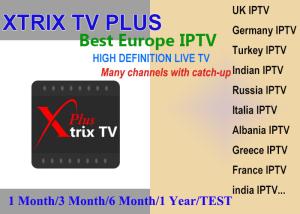 Wholesale Xtrix tv Plus APK watch UK,DE,Italia,France,Greece Turkey,CyprusRussia Channels support 7 Days Catch up free test 3days from china suppliers
