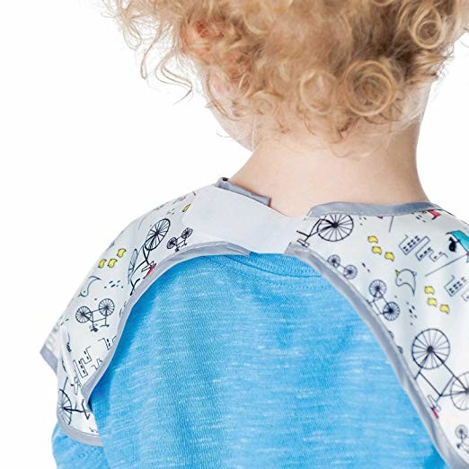 Disney Mickey Mouse Junior Bibs , Short Sleeve Bib / Smock For 1-3 Years