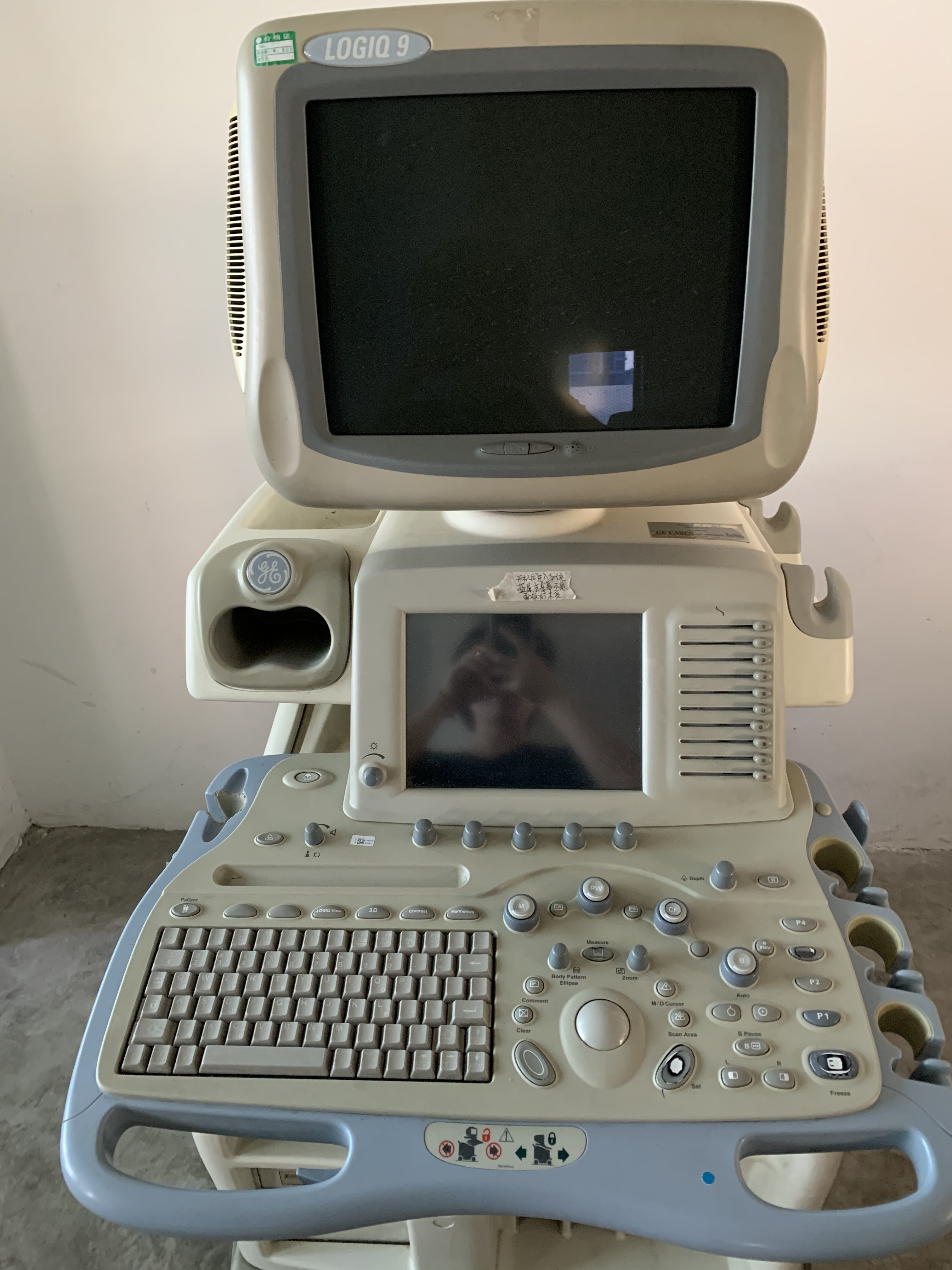 Picture Personal Sonogram Machine , GE Logiq 9 Ultrasound Machine