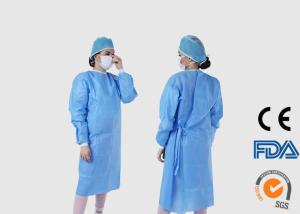 Wholesale Eco Friendly Material Blue Disposable Coveralls With CE / ISO Certification from china suppliers