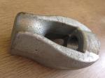 Carbon Steel Power Line Fittings / Thimble Eye Nut For Straight Away Head Guys