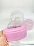 9oz 260ml PP Wide Neck Arc Baby Feeding Bottle Pink Color