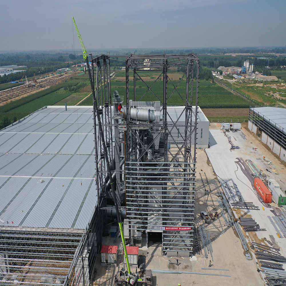 Prefabricated Steel Frame Factory Warhouse Steel Construction Fabrication