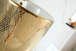 T&F OEM Bathroom Toilet Bowl Gold Ceramic One Piece Western Toilet