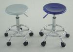 Professional Lab Furniture Stainless Steel Lab Stool With Wheels