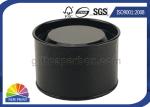 Black Metal Plug / Cap / Bottom Paper Packaging Tube Sustainable For Eye Mask