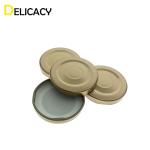 Round Tinplate Metal Twist Off Cap For Food Can Jar Glass Bottle