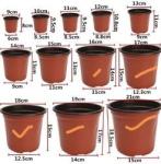 Eco-friendly plastic flower pot soft pot for grow healthily.