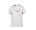 100% Cotton Custom Logo T Shirts Label Private Mens Printing Logo Short Sleeve