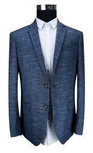 Wholesale Fashion Navy Mel Mens Black Blazer Jacket Worsted Fabrics Breathable Business from china suppliers