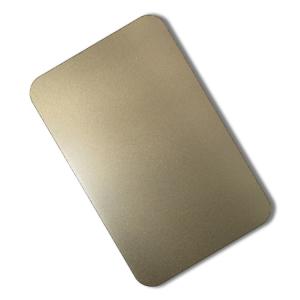Wholesale PVD Coating Bead Blasted Stainless Steel Sheet Acero Inoxidable 304 316 201 1219 X 2438mm from china suppliers