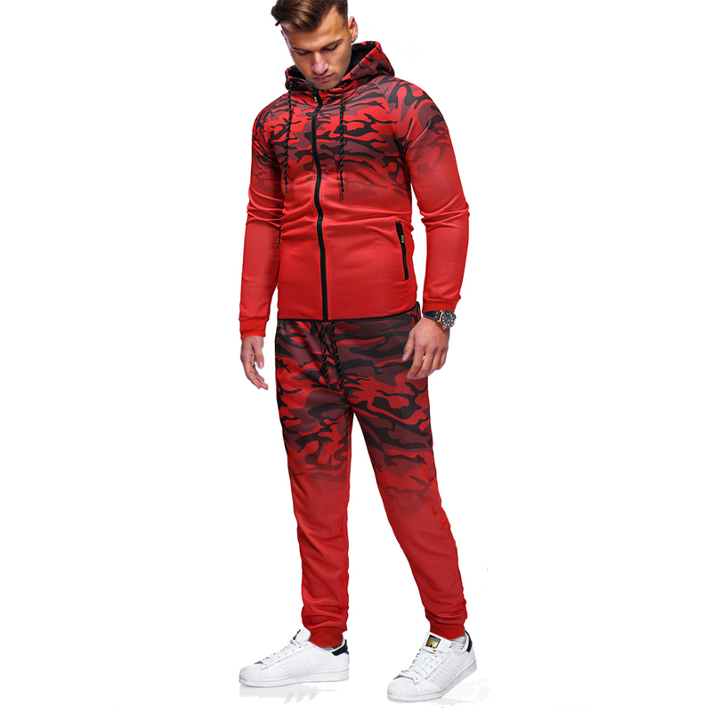 High Quality Custom polyester Fabric Sublimation Mens Slim Fit Hoodies Street Tracksuit