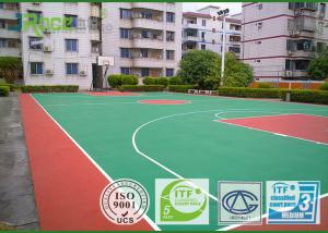 Wholesale Basketball Sport Court Surface Plastic Coating PU Rubber Material , Seamless Design from china suppliers