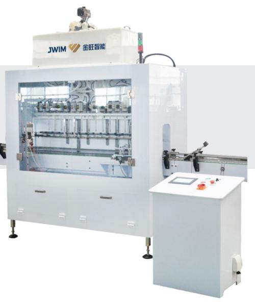 Acid Chemical Liquid Filling Machine 6 Nozzle Filling Machine 1000ml-5000ml