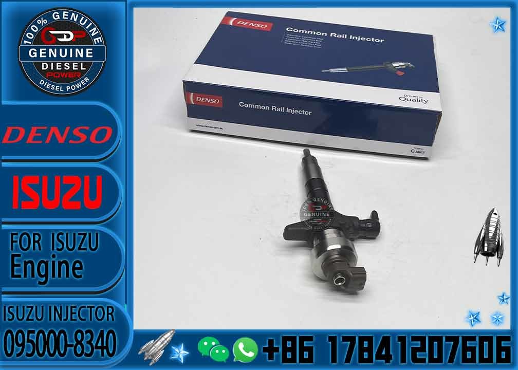 Genuine Diesel Fuel Injector 095000-8340 For 4JJ1 3.0L 8981066932, 8-98106693-2, 8981066931, 8981066930
