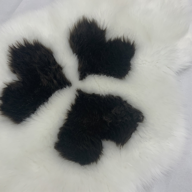 PELT Sheepskin Floor Mats Faux Fur Mink Rug Cushions