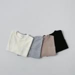 190gsm Kids Basic Pocket Long Tee 4 Colors Regular Fit Style 100% Cotton