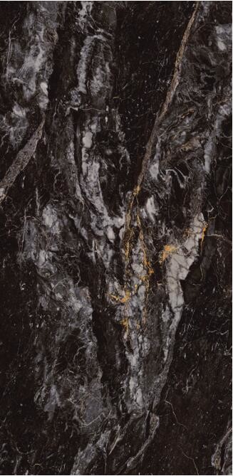 New Large Size Indoor Porcelain Tile Luxury House Wall Tile Black Color Durable Floor Tile For Living Room