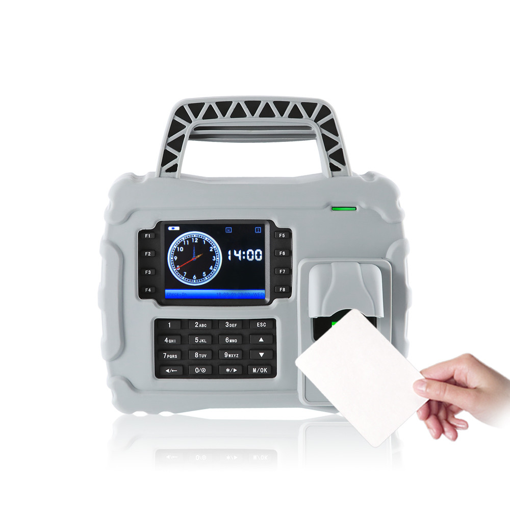 Portable Outdoors Fingerprint Time Attendance Machine TFT500P