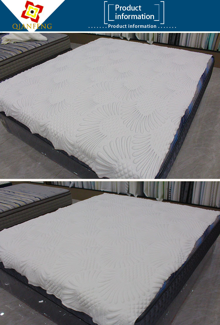 Customized Pillow Simmons Mattress Quilting Fabric Knitted Jacquard Yarn Dyed Latex