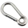 Buy cheap Strength Spring Buckle 316 Stainless Carabiner With Ring Rust Resistance from wholesalers