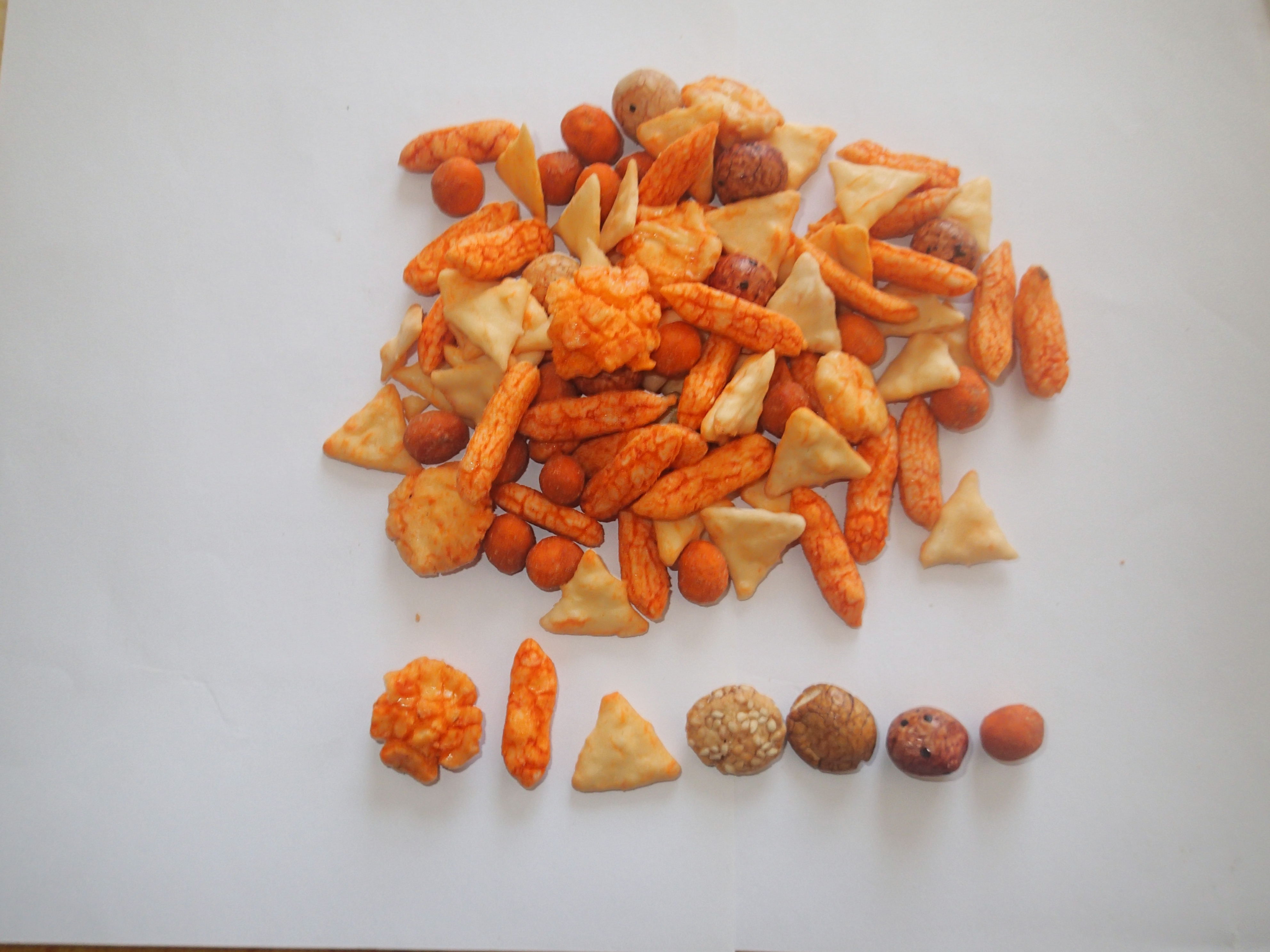 Hot Sale Rice Cracker with Coated Peanut Japanese Grain Snacks Mixed Senbei Rice Crackers