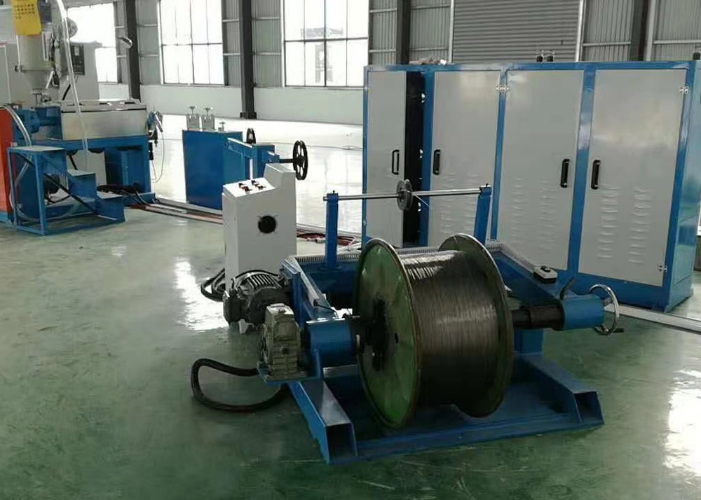 30M 280Kg/h Outdoor Fiber Optic Extrusion Production Line Wire Extruder Machine