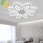Nordic Restaurant Bedroom Living Room Frequency Conversion Silent Silver LED