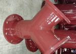 Special Di Tee Ductile Iron Fittings All Flange Y Tee Class PN16 ISO2531 BS