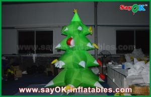 Wholesale Green Nylon Inflatable Christmas Tree LED Lighting 2.5mm Nylon For Christmas from china suppliers