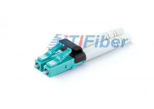 Wholesale Blue Green Multimode Duplex LC Optic Fiber Cable Connectors for FTTX Network from china suppliers