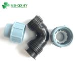 Irrigation Italian Type Pn16 90 Degree Elbow HDPE Pipe Fittings PP Compression
