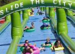 Giant Inflatable Slide Outdoor Inflatable City Water Slide For Adult Amucement
