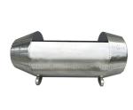 Velvet Aviator Engine Alumium Covered Sofa