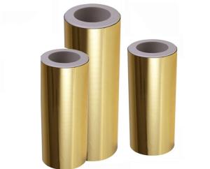 Wholesale Gold Metallized PET Film For Laminated Paper Suitable For Laminating Machines from china suppliers
