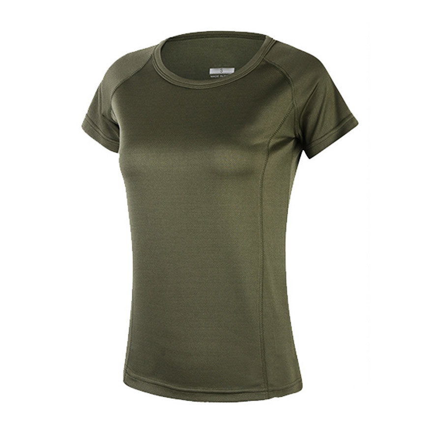 Women Sports T-shirts, preshrunk Sports T-shirts, Quick dry fabric T-shirts, promotional Logo printed T-shirts